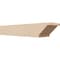 Ekena Millwork 6in. W x 4in. H x 24in. L Burlington Woodgrain TimberThane Rafter Tail, Primed Tan RFTUR06X04X24BURRCPR - alternate 1
